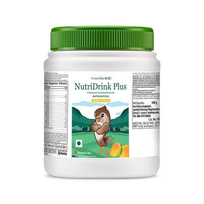 Nutrilite Kids Nutridrink Plus Powder - Mango Flavour 500 gm - Kids Nutrition