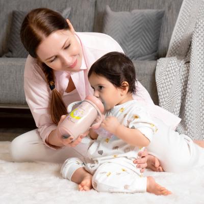 R For Rabbit Steebo Crescent Spout Cup 240 ml - Pink - Feeding & Nursing