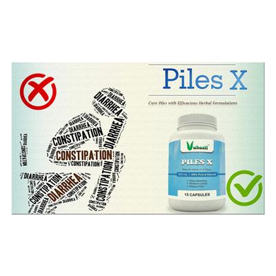Vubasil Piles X 800 mg Capsule (Pack of 5 x 15's) - General Health