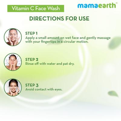 Mamaearth Face Wash - Vitamin C 100 ml - Face Wash & Cleansers
