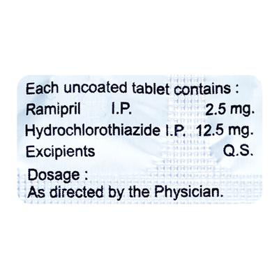 CUPRIL H 2.5 Tablet 10's - Hypertension-ACE