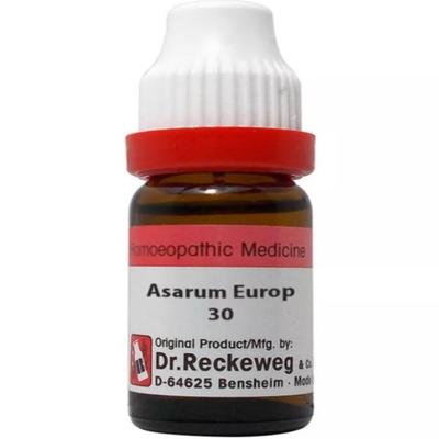 Dr. Reckeweg Asarum Europ 30 Liquid 11 ml - Dilutions