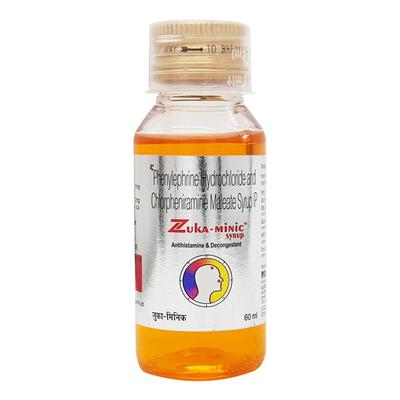 ZUKA MINIC Syrup 60ml - Cough And Cold-Cou