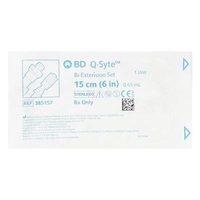 BD Q-Syte Bi Extension Set (385157) (15cm) 1's - Syringes And Needles