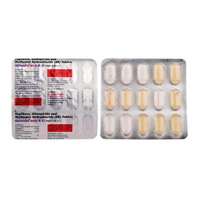 Glimulin MV 2/0.3 Tablet 15'S - Diabetes-Ant