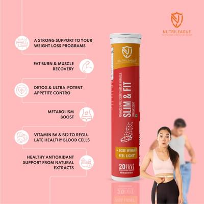 Nutrileague Slim & Fit Effervescent Tablet 20's - Multi-Vitamins