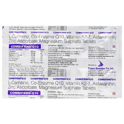 COMBIFRND Q10 Tablet 10's - Supplements-Vam