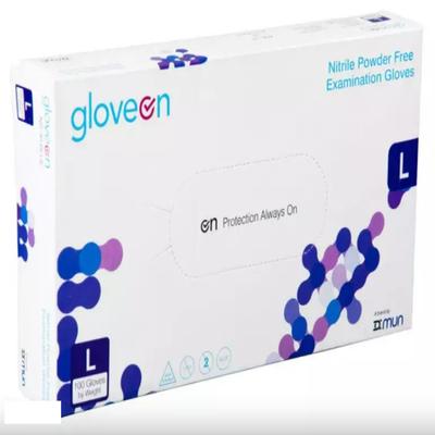 Gloveon Nitrile Examination Gloves (L) 100's - Surgical Consumable