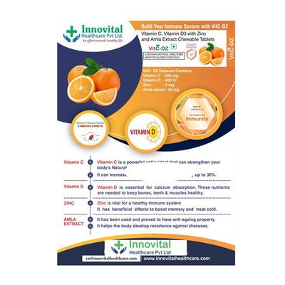 VITC DZ Chewable Tablet 10's - Supplements-Vic