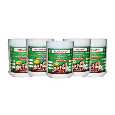 Nutrijuven Complete Nutrition Powder - Chocolate (Pack of 5 x 200 gm) - Protein Supplements