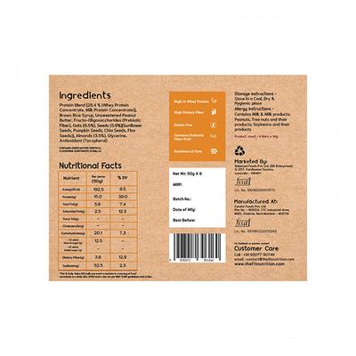 F'iT Complete Nutrition Bar - Nuts n Seeds (Pack of 6 x 50 gm) - Nutritional Bars