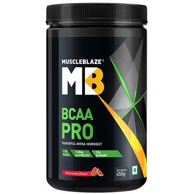 MuscleBlaze BCAA Pro Powder - Watermelon 450 gm - Bcaa Supplements
