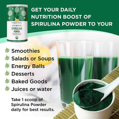 Organic Veda Spirulina Powder 227 gm - Pure Herbs