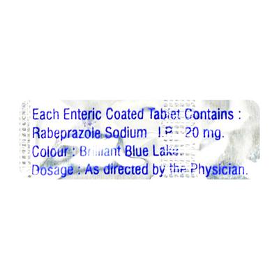 RABEO 20mg Tablet 10's - Ulcer/Reflux/Flatulence-Aaa
