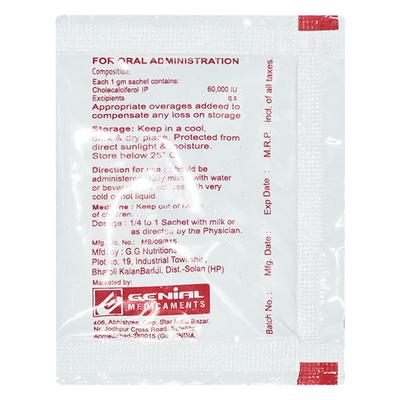 GENIVIT D3 Sachet 1gm - Supplements-Vam