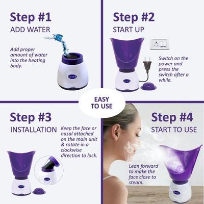 Carent Steam Inhaler Cum Sauna Vaporizer (CARE0054) 1's - Health Monitors And Equipment