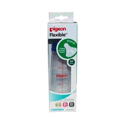 Pigeon Peristaltic Nursing Bottle Kpp Nipple (L) - Blue 240 ml - Feeding & Nursing