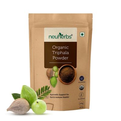 Neuherbs Organic Triphala Powder 100gm - Herbal Dietary Supplement