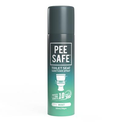 Pee Safe Toilet Seat Sanitizer Spray - Mint 50 ml - Toilet Seat Sanitizer