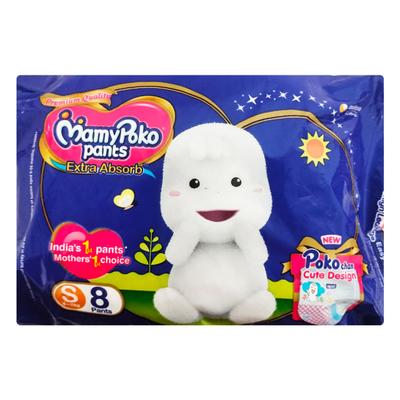 MamyPoko Extra Absorb Diaper Pants (S) 8's - Diapers & Wipes