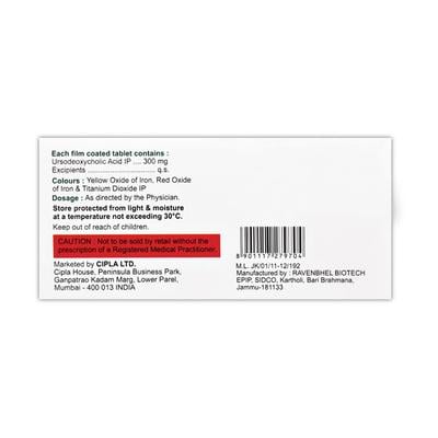 LIVETONE UD 300 Tablet 10's - Cholelithiasis/Gall Stones