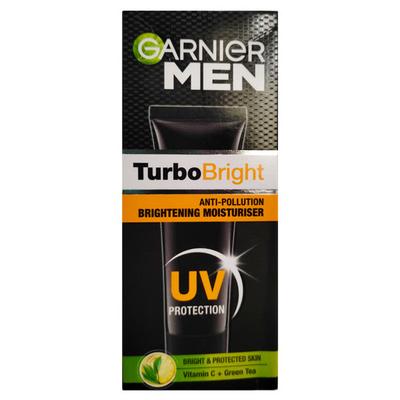 Garnier Men Turbo Bright Anti Pollution Brightening Moisturiser 20 gm - Face Moisturizers