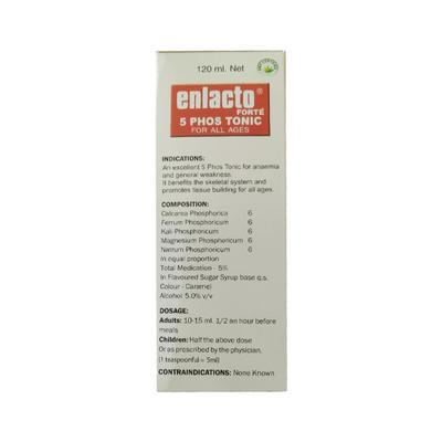 Medisynth Enlacto Forte 5 Phos Tonic 120 ml - Speciality Medicine