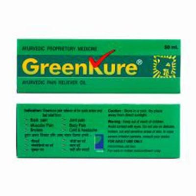 GreenKure Pain Relief Ayurvedic Oil 50 ml - Pain Relief (Ayush)