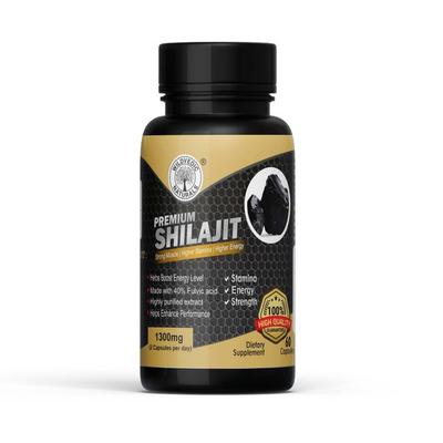 Wild Vedic Naturals Premium Shilajit Capsule 60's - Health Products