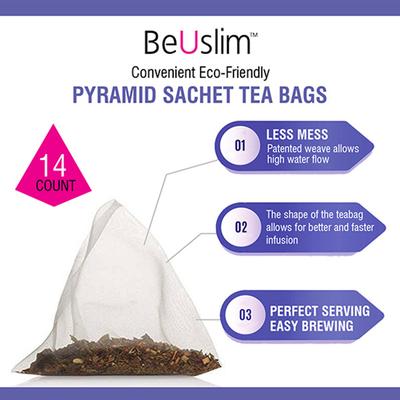Organic Veda BeUslim Morning Detox Pyramid Tea Bags 14's - Speciality Medicines