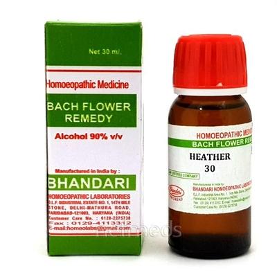 Bhandari Bach Flower Heather 30 Liquid 30 ml - Bach Flower