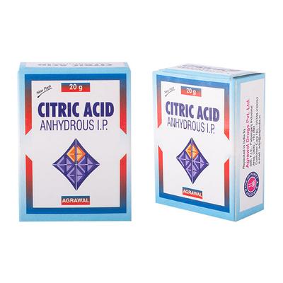 Agrawal Citric Acid Anhydrous I.P. Powder 20 gm - Wound Wash