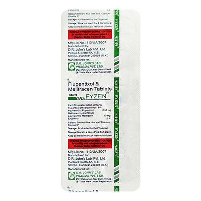 Fyzen 0.5mg Tablet 10'S - Depression-Ant