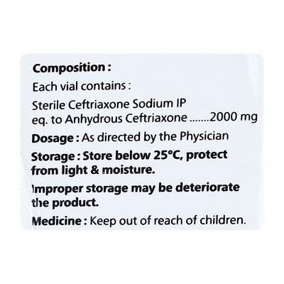 CEFMAC 2gm Injection 1's - Bacterial Infections-Cep