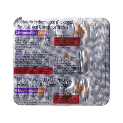 GLIMIPRIME M2 FORTE Tablet 15's - Diabetes-Ant