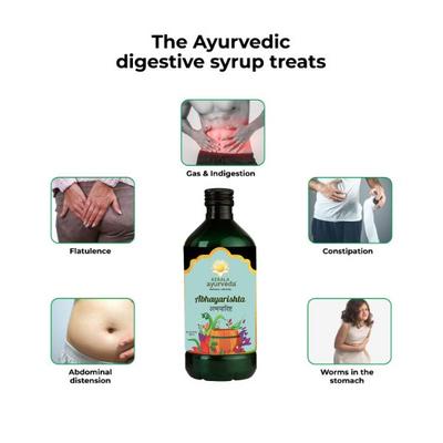 Kerala Ayurveda Abhayarishtam Tonic 450 ml - Digestive Care