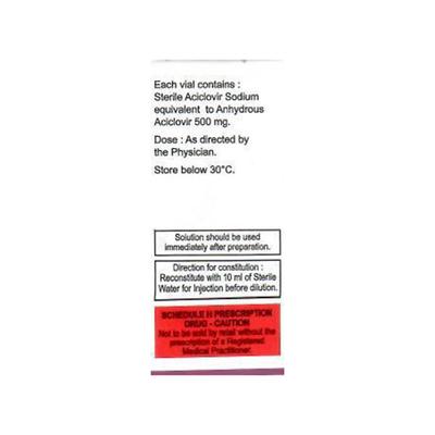 VIR 500mg Injection 1'S - Viral infections-Ant