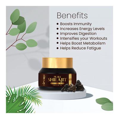 Nirvasa Pure Shilajit Resin Form with Gold & Silver 30 gm - Sexual Care