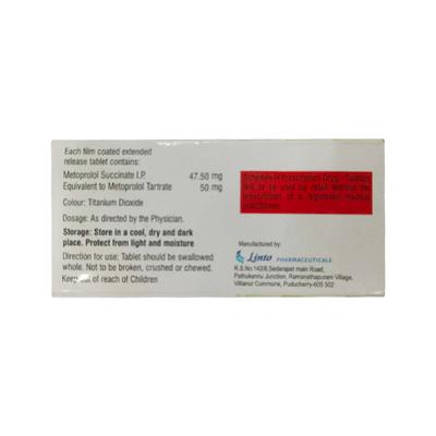 METLAND XL 50 Tablet 10's - Hypertension-Bet