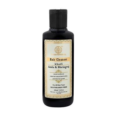 Khadi Natural Hair Cleanser - Amla & Bhringraj 210 ml - Shampoos