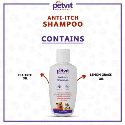 Petvit Anti Itch Shampoo - For All Breeds Dogs & Cats 200 ml - Pet Grooming