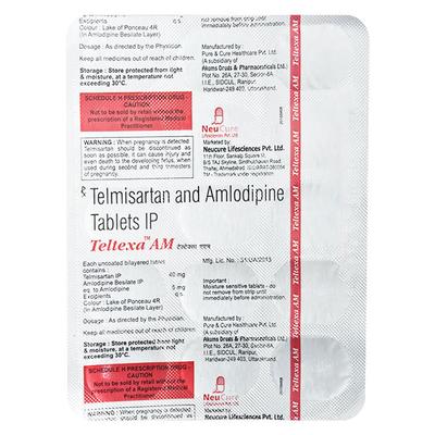 TELTEXA AM Tablet 15's - Hypertension-Ana