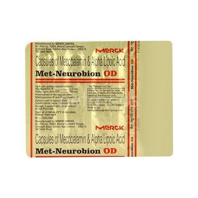 MET Neurobion OD Capsule 10'S - Supplements-Vam