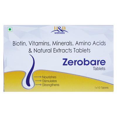 ZEROBARE Tablet 10's - Supplements-Vam