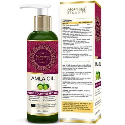 Morpheme Remedies Pure Amla Hair Oil 200 ml - Hair Oils