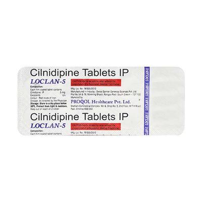 LOCLAN 5mg Tablet 10's - Hypertension-Cal