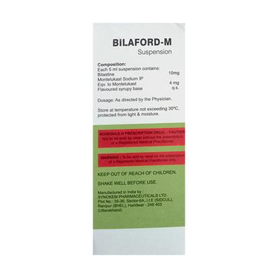 BILAFORD M Suspension 60ml - Allergies-Ant
