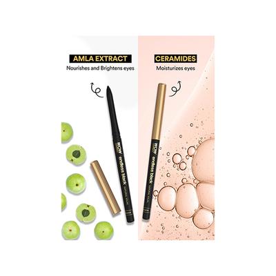 WOW Skin Science Smoky Black 90% Natural Kajal 0.35 gm - Kajal & Kohls