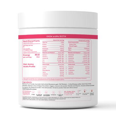 andMe Biotin Powder - Coconut Mix With Cinnamon 150 gm - Hair & Skin
