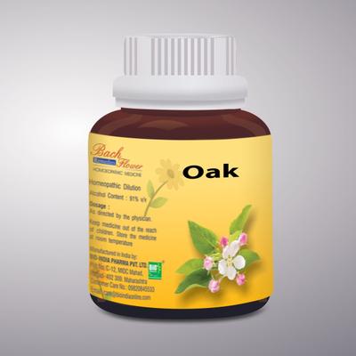 Bio-India's Bach Flower - Oak 30 ml - Bach Flower
